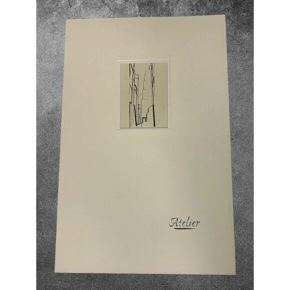 Atelier Vintage Menu W/Chef Alain Allegretti