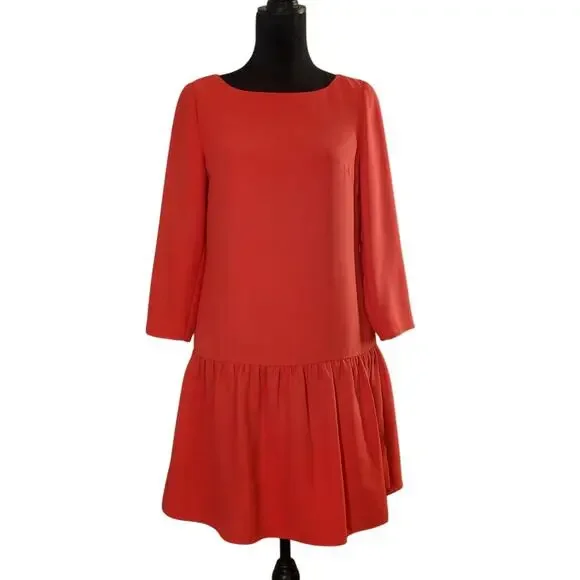 J.CREW Pink Drop Waist Dress, Size 4