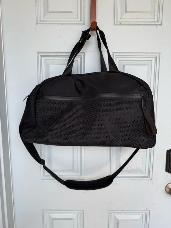 lululemon All Hours Duffel bag in black.