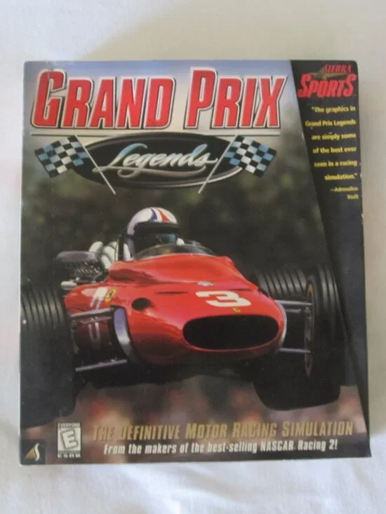 1998 Big Box PC Game: Grand Prix Legends- Factory Sealed