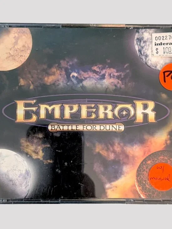 Emperor Battle for Dune PC CD Rom Computer Video Game 2001 Vintage Collectible