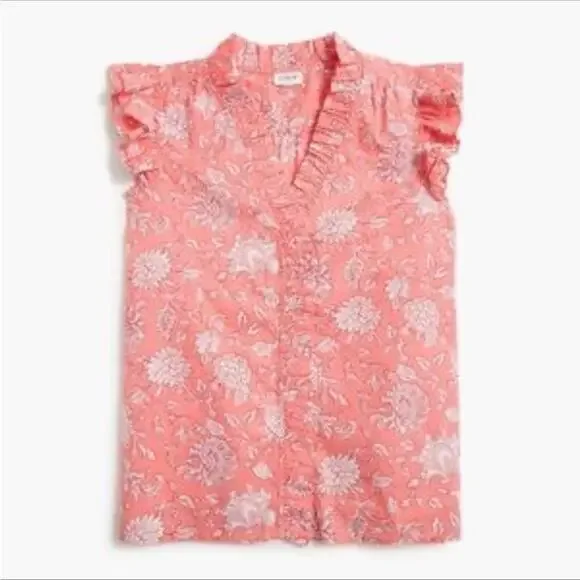 J. Crew Ruffled Top