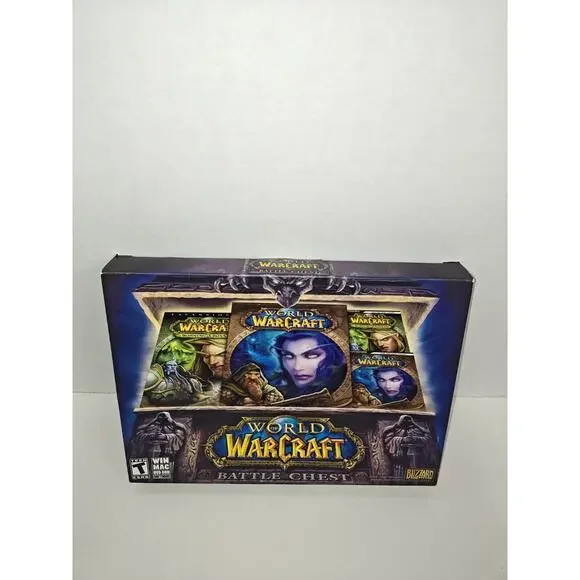 World Of Warcraft Battle Chest Blizzard PC Gaming Computer Game & Expansion Set