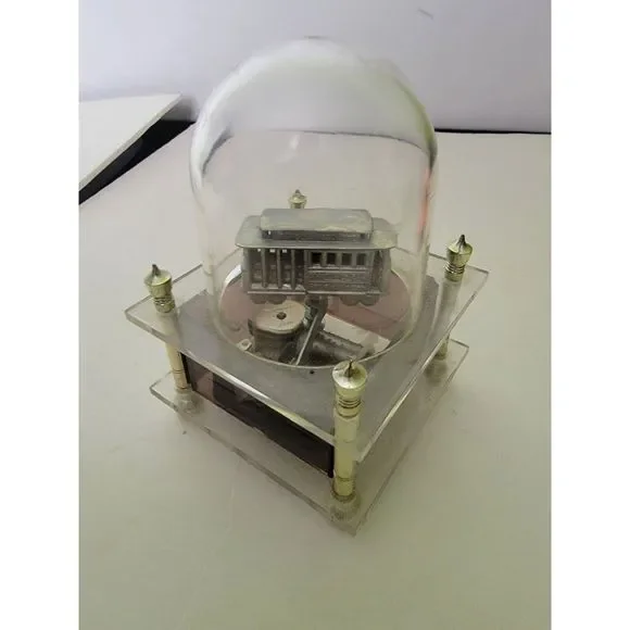 Cable Car Music Box, Westland Co, I Left My Heart‎ In San Francisco, Domed Vtg