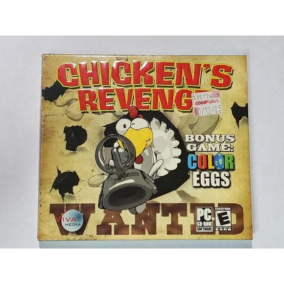 PC CD-ROM Chicken's Revenge: The Food Chain Just Got Twisted! New Sealed