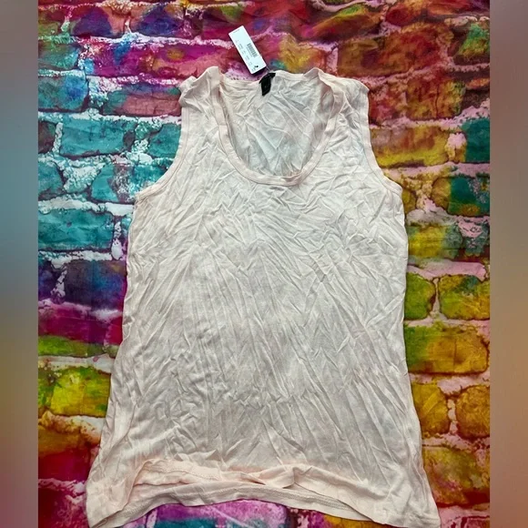 J. Crew Baby Pink‎ Neck Tanktop viscose G21