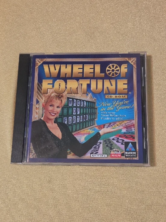 Wheel of Fortune CD-ROM PC Game 1998 Hasbro – Windows‎ 95/98