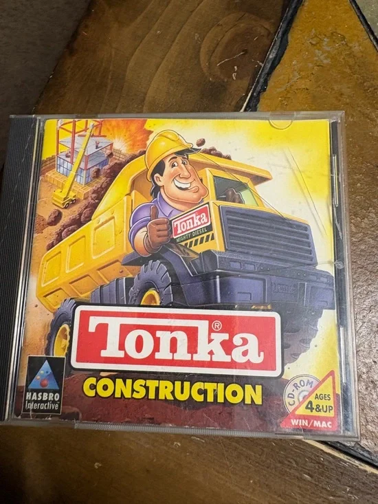 Tonka Yellow & Black Dump Truck Artwork CD-ROM