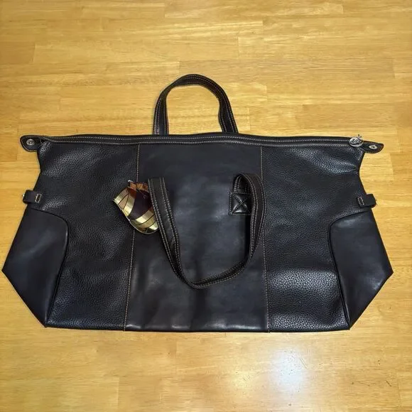 Usher UR Duffel Messenger Bag Handbag Weekender‎ Brown