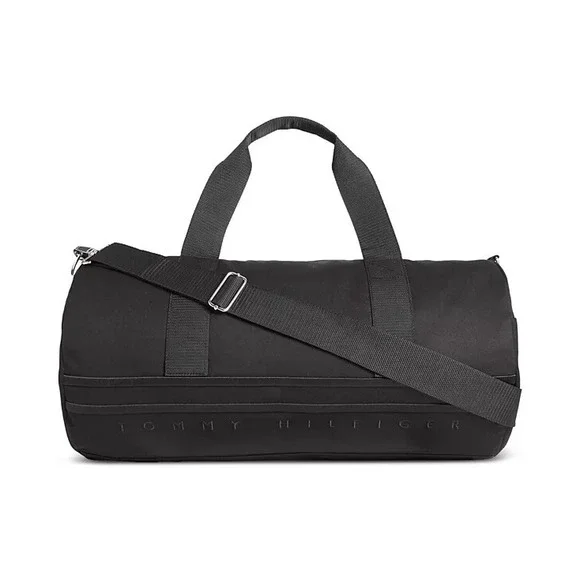 Tommy Hilfiger Men's Gino Monochrome‎ Black Duffle Bag NEW