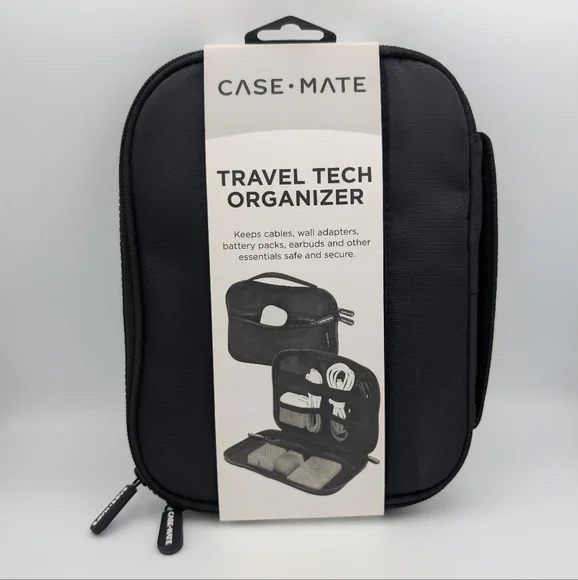 Case-Mate Black Tech Organizer Bag