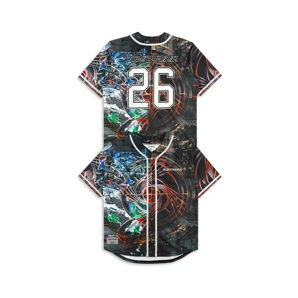 SUBTRONICS - FIBONACCI X AARON BROOKS BASEBALL JERSEY Size Medium M