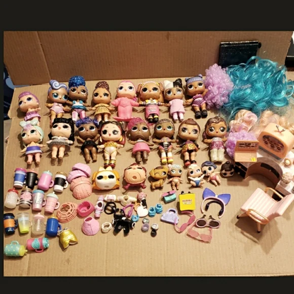 LOL surprise dolls lot big sisters 3