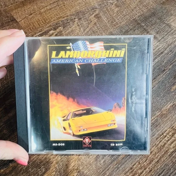 Lamborghini: American Challenge – MS-DOS CD-ROM (Titus Interactive, 1990s)