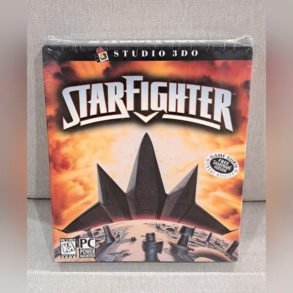 Star Fighter for PC and Power Mac 1996 CD-ROM Studio 3DO Big Box Video Game- NEW