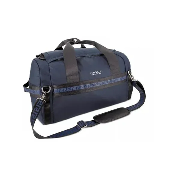 VERSACE Men Duffle Bag in Blue