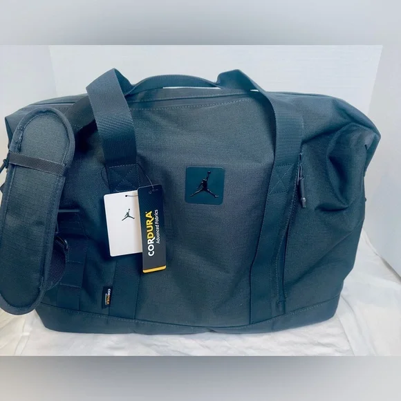 Jordan Cordura Franchise Duffle – Dark Smokey Gray with shoulder strap