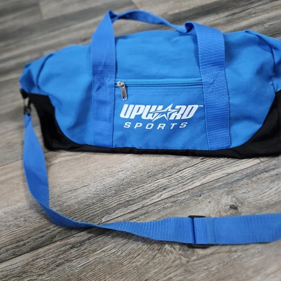Blue and Black Kid's Duffle Bag- UPWARD