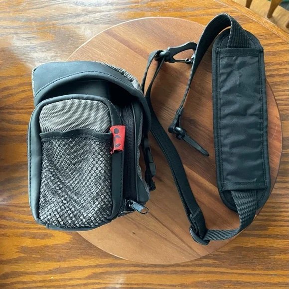 *EUC* Icon Camera Case/Bag w/Multi Compartments & Pockets - Black/Gray - 8” x 8