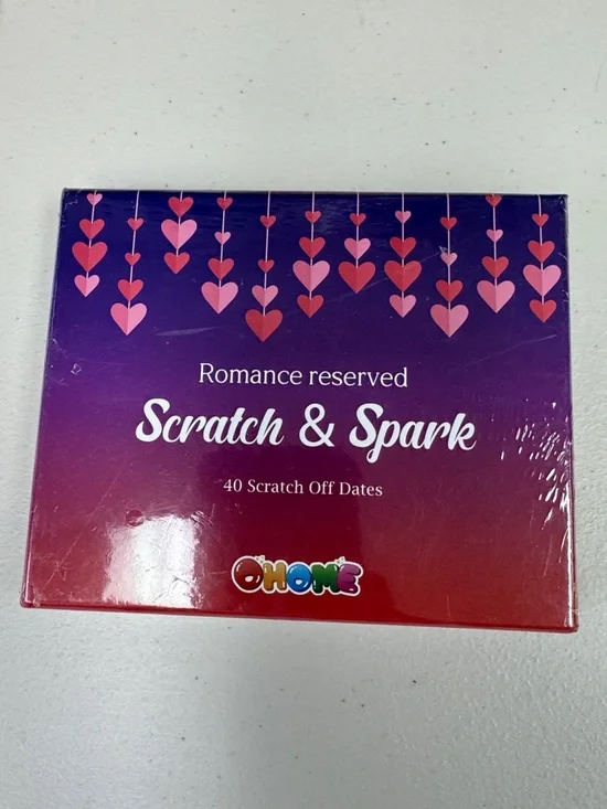 Romance Reserved Scratch & Spark Dates - 40 scratch off dates Purple and Pink