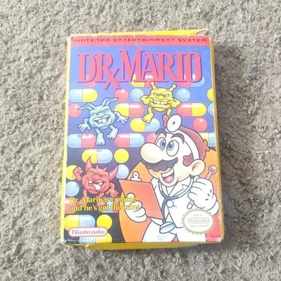 Dr. Mario for Nintendo NES COMPLETE PRE-OWNED WITH BOX & MANUAL