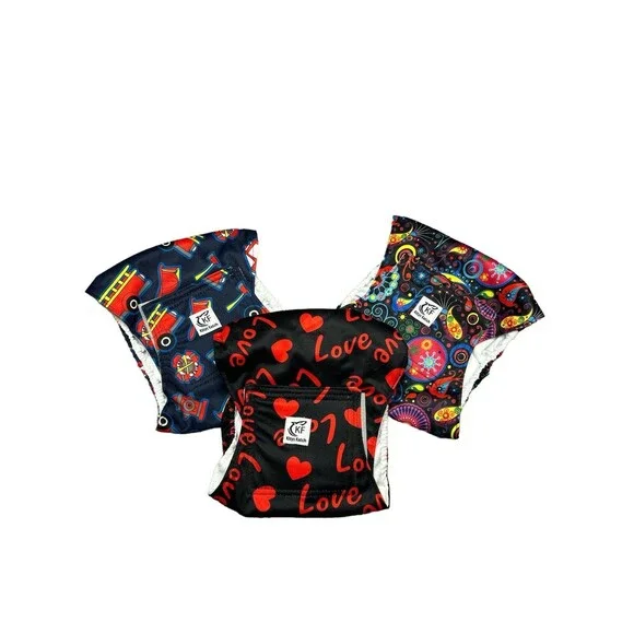 Kits Fatch Male Dog Belly Band Wrap Diaper Underwear Reuse Washable