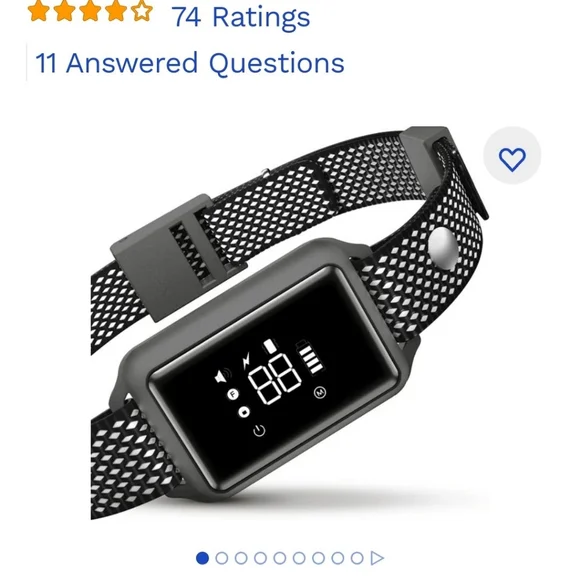 Training dog collar