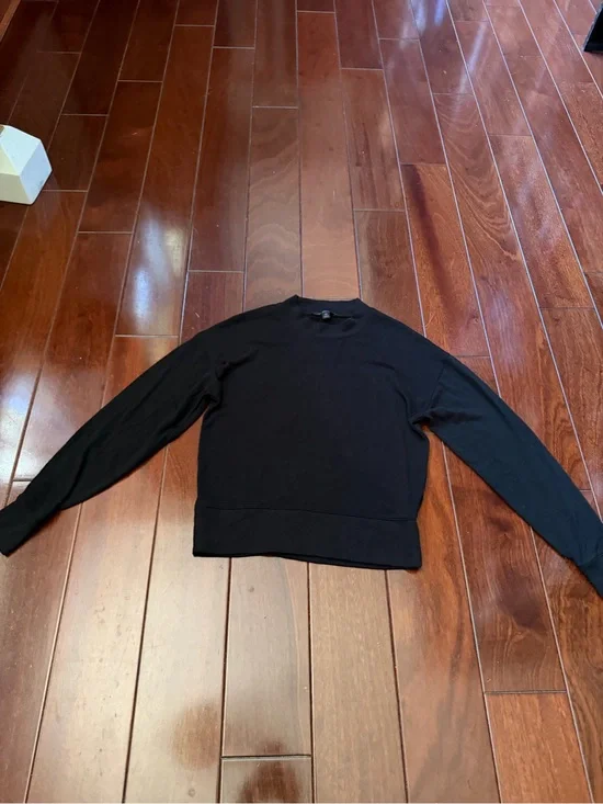J. Crew Black Crewneck Sweater