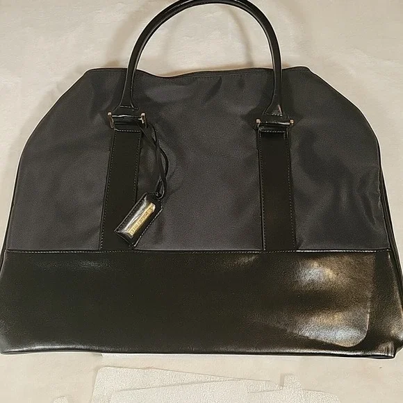 Estee Lauder Large Duffle Bag Travel Bag Black Double Handle‎