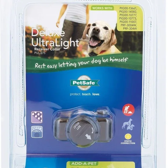 PetSafe PUL-275 Deluxe Ultralight Receiver Collar In-Ground Fence System NEW