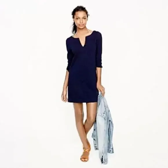 J.CREW TUNIC DRESS IN ROYAL BLUE