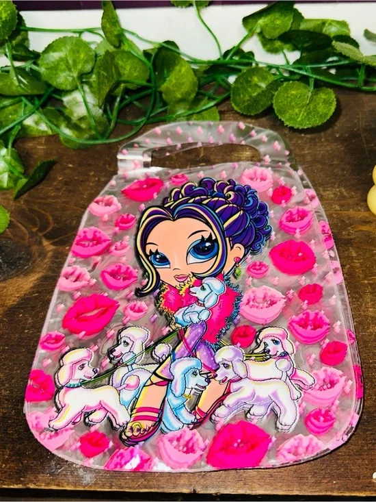 Lisa Frank Y2K Glamour Girl Lips Party Loot Bags Rare