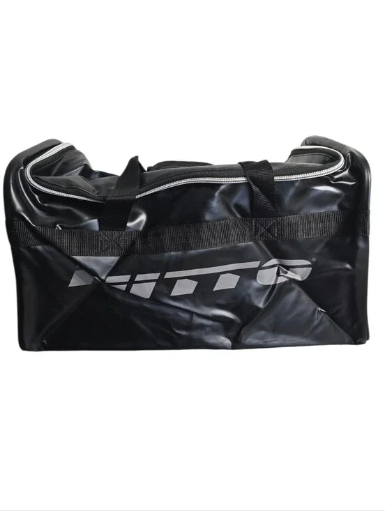 Nitto Black Vinyl Travel Duffel Bag