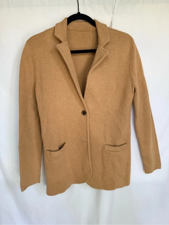 J. Crew Camel Two-Button Women's Blazer