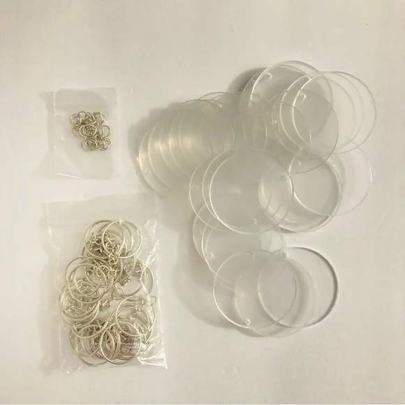 Acrylic Keychain Blanks Bulk Set 29 Blanks