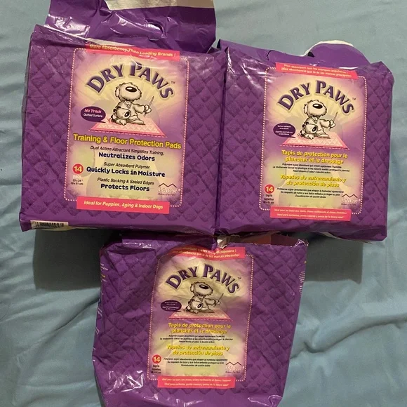 DRY PAWS Training & Floor Protection Pads 32 Count NIB
