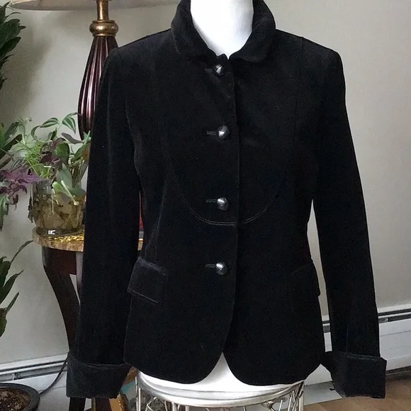 J. Crew velvet jacket