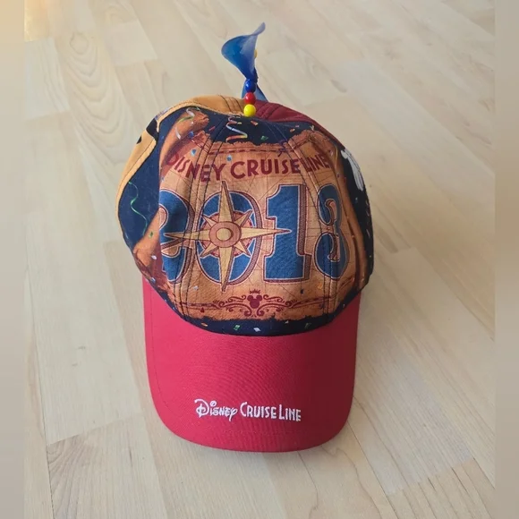 Walt Disney Cruise line kids youth Mickey Mouse Donald Duck cap hat