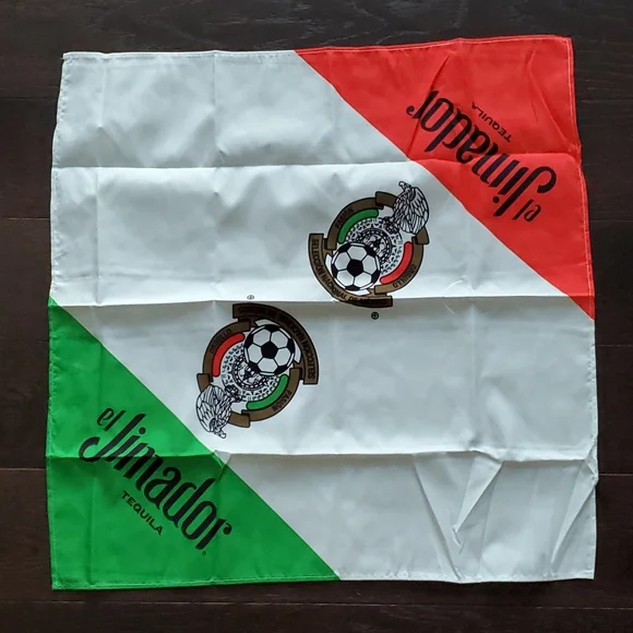 NWOT El Jimador Tequila Mexico Soccer Bandana Scarf