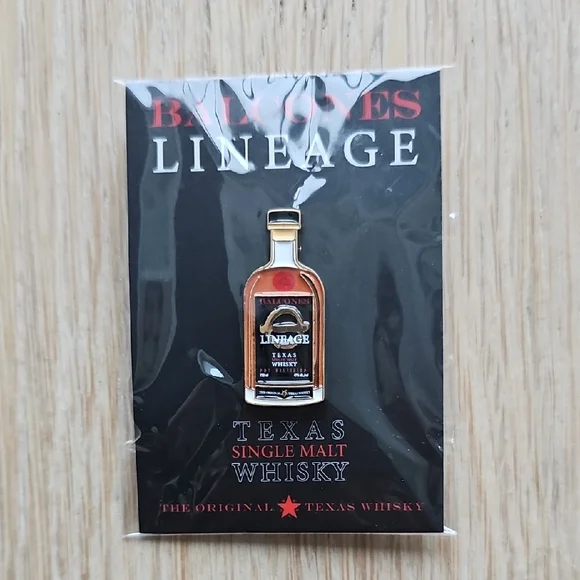 NWOT Balcones Lineage Texas Single Malt Whisky Pin