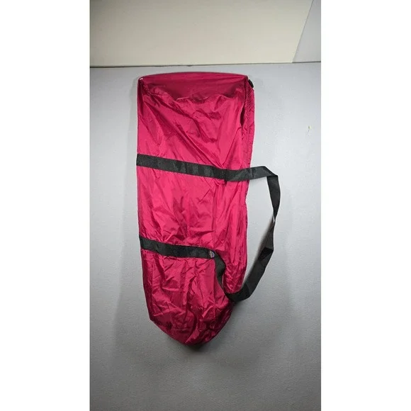 Vintage Camp Inn Giant‎ Duffel Bag Red Nylon 45