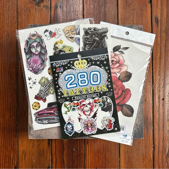 Temporary Tattoo Assorted Lot