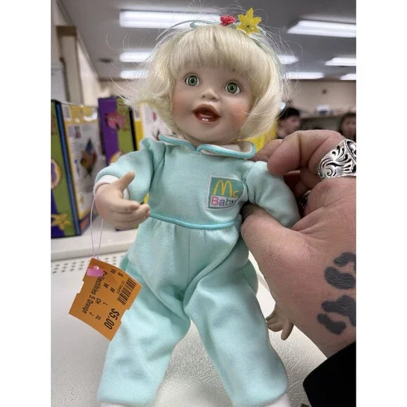 Vintage McDonald’s McBaby Doll Green Outfit 1980s McDonaldland Collectible
