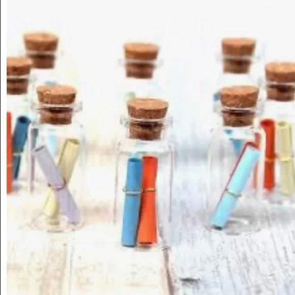 18pc Mini Message In A Bottle Party Favors Crafts