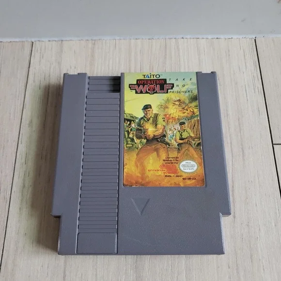 Operation Wolf Nintendo Entertainment System NES Game Taito NTSC-U/C Cartridge