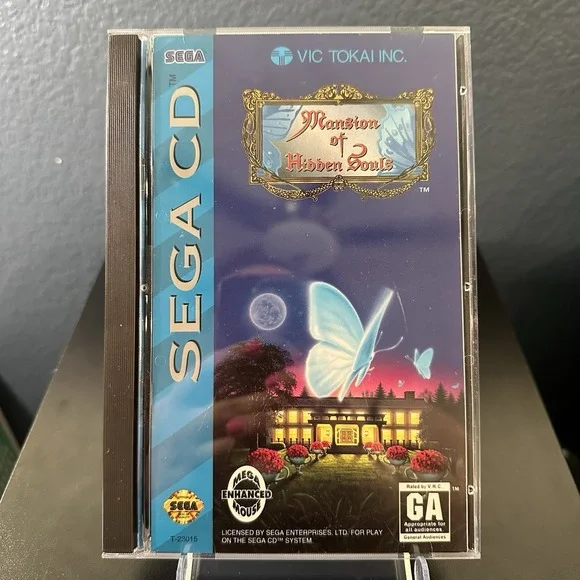 Mansion of Hidden Souls (Sega CD) CIB Complete W/ Manual & Reg Card + Foam EUC