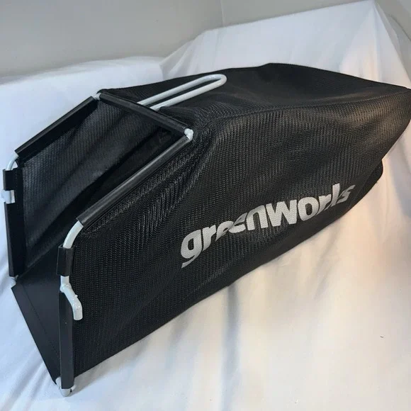 Greenworks Pro Grass Bag Battery Lawn Mower Clipping Bagger Catcher w Frame
