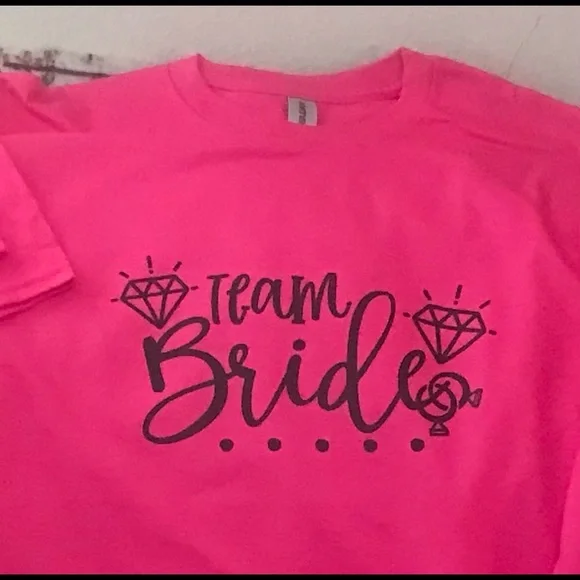 Wedding Team Bride Heat Transfers