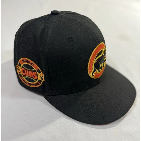 Chicago CUBS‎ Mlb New Era 59fifty Hat SZ 7 1/4 Lids Halloween Trick Or Treat