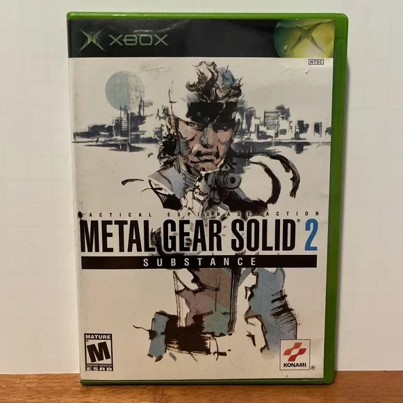 Metal Gear Solid 2: Substance Xbox Video Game Complete With Manual EUC‎